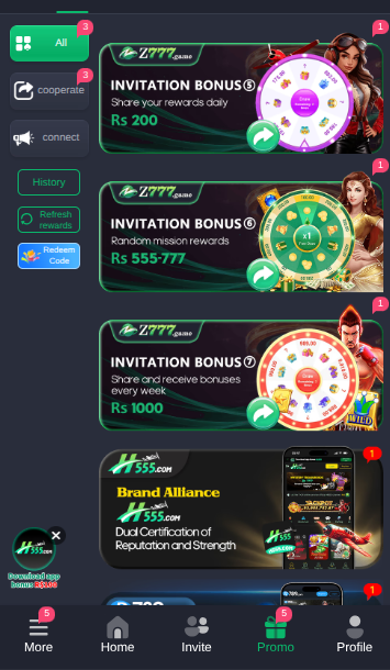 HC777 Game APK interface